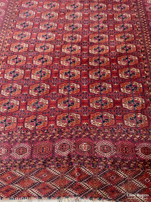 Turkmen Tekke Antique Carpet (360 X 230Cm) Carpet