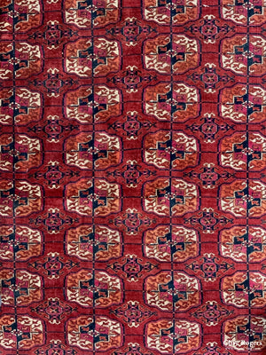 Turkmen Tekke Antique Carpet (360 X 230Cm) Carpet