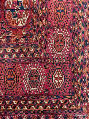 Turkmen Tekke Antique Carpet (360 X 230Cm) Carpet