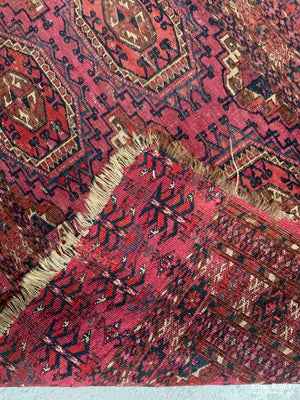 Turkmen Tekke Salor Design Chuval Portmanteau Bag Face (64 X 125Cm) Bagface