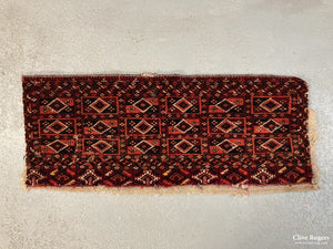 Turkmen Tekke Torba With Original Backing (Af) Early 20Th Cent Torba