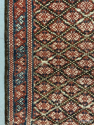 Turkmen Tekke / Yomut Small Flatweave Rug ( 117 X 85Cm)