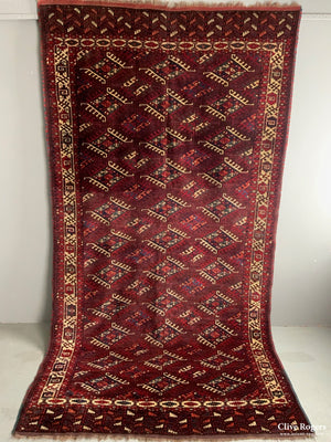Turkmen Yomut Gul Carpet (324 X 174Cm)