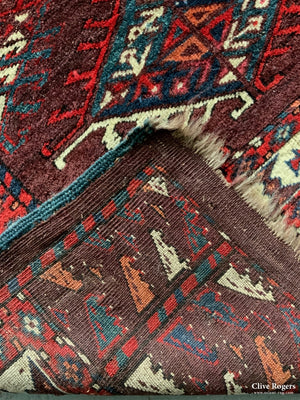 Turkmen Yomut Gul Carpet (324 X 174Cm)