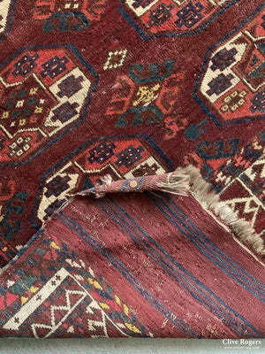 Turkoman Antique Kizikeyek Main Carpet (285 X 192Cm)