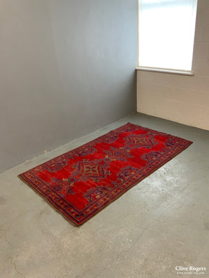 Turlish Small Red Turkey Rug (211 X 120Cm)