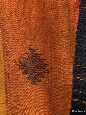 Twill Wool Worsted Cover East Anatolia Or Fars ( Af / Part Of ) Early 20Th Cent