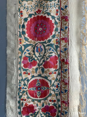Suzani Border Fragment (257 X 45 Cm)