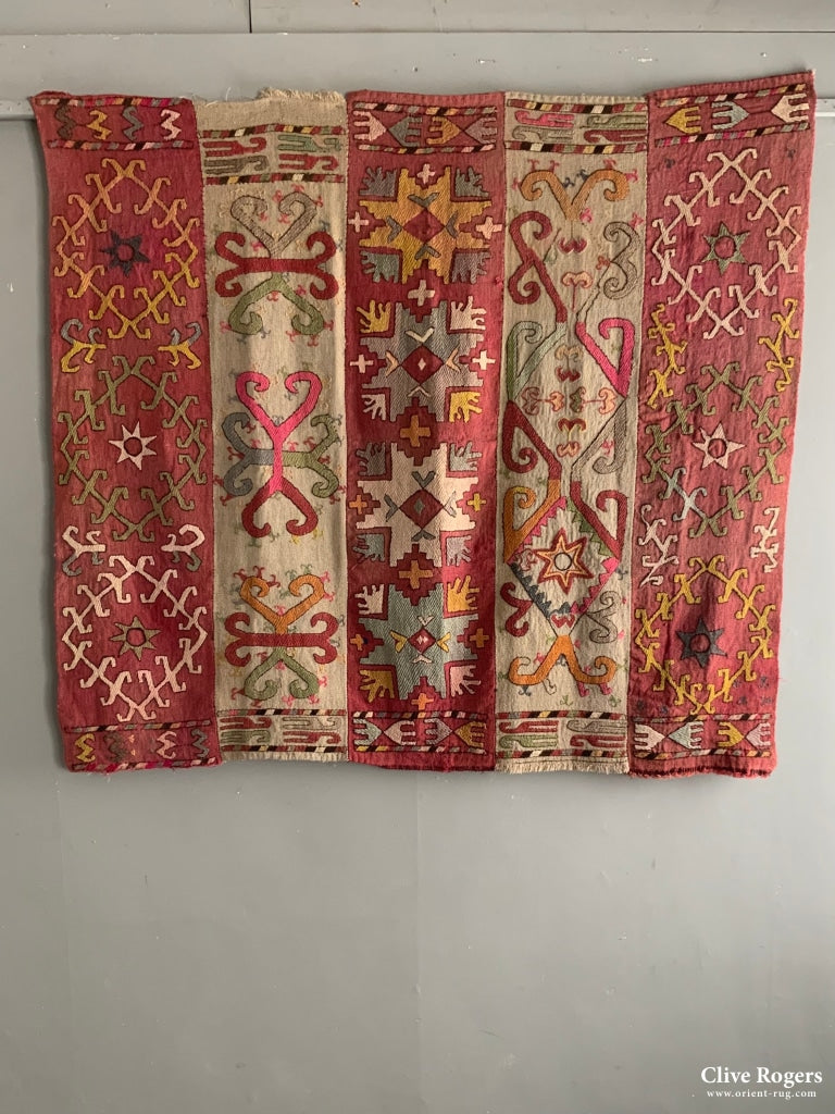 Flatweave Embroidered Cover (143 X 155Cm)