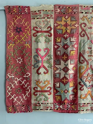 Flatweave Embroidered Cover (143 X 155Cm)