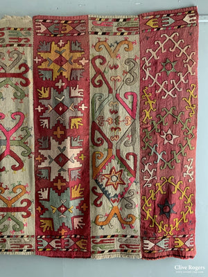 Flatweave Embroidered Cover (143 X 155Cm)