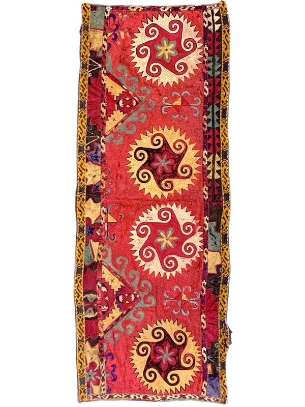 Uzbek Lakai type antique embroidery (102 x 40cm) - Clive Rogers