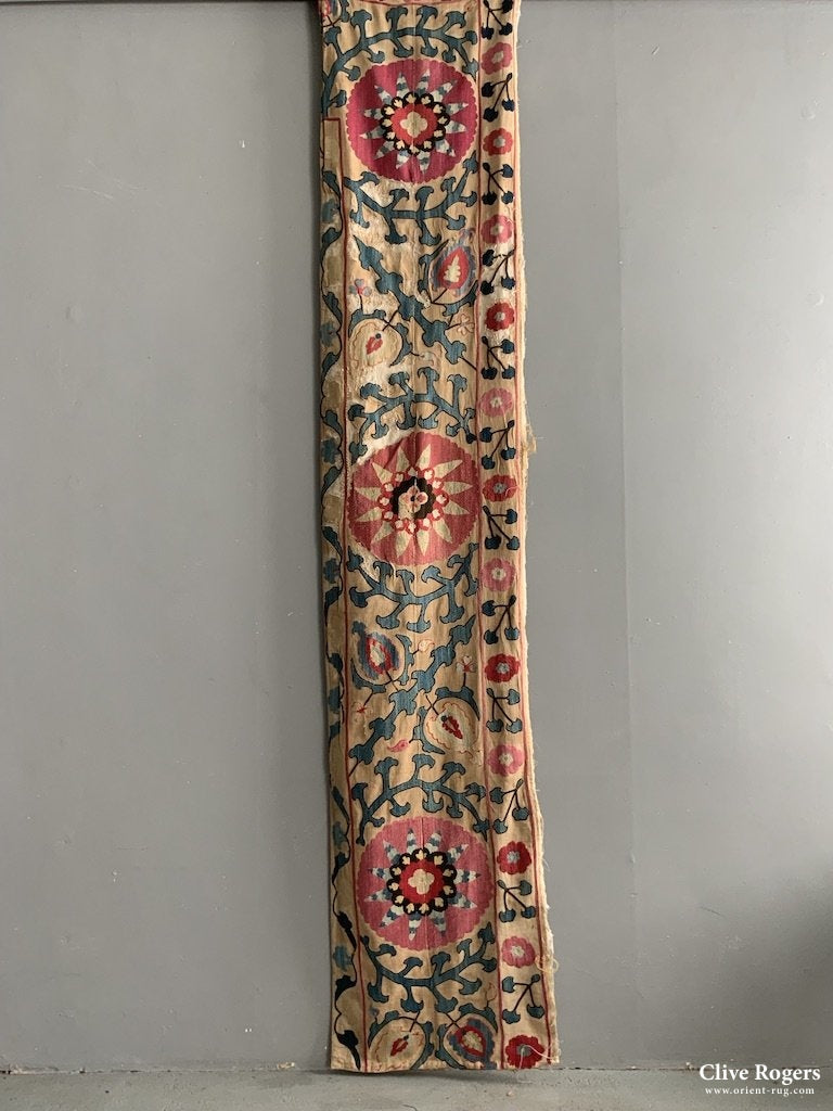 Uzbek Suzani Embroidery Border (238 X 45Cm) Embroidery