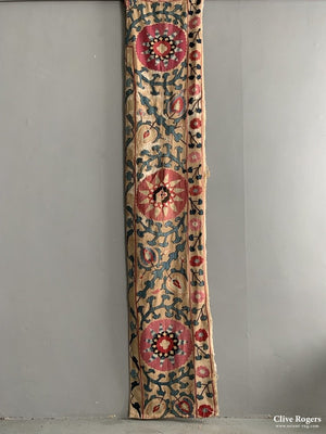 Uzbek Suzani Embroidery Border (238 X 45Cm) Embroidery