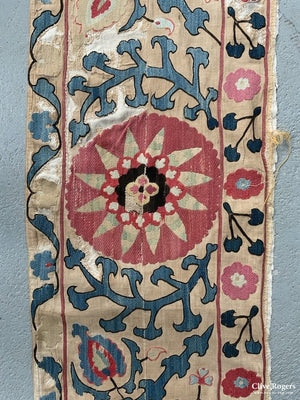 Uzbek Suzani Embroidery Border (238 X 45Cm) Embroidery