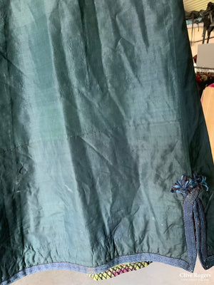 Coat Robe With Ikat Lining