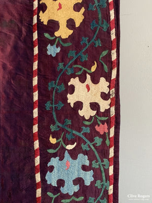 Uzbek Small Lakai Type Suzani 19Th Cent