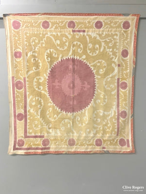 Uzbek Suzani Embroidery (167 X 154 Cm)