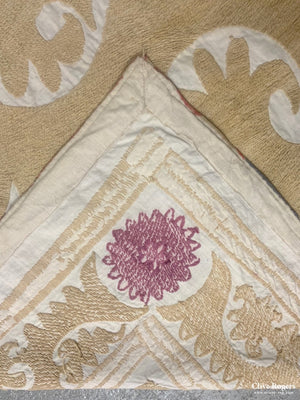 Uzbek Suzani Embroidery (167 X 154 Cm)