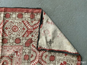 Uzbek Wood Block Print Heavy Cotton (232 X 175Cm)