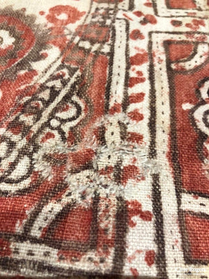 Uzbek Wood Block Print Heavy Cotton (232 X 175Cm)