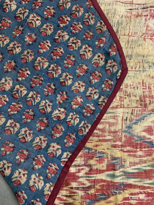 Uzbekistan Bokhara 6 Colour Ikat (Af ) Mid 19Th Cent