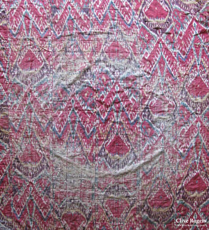Uzbekistan Bokhara 6 Colour Ikat (Af ) Mid 19Th Cent