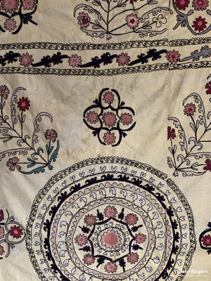 Uzbekistan Large Suzani Circa 1930 Suzani