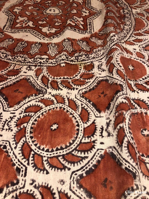 Uzbekistan Block Printed Heavy Cotton Block Print