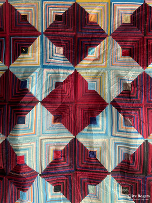 Victorian Silk Patchwork (149 X 151Cm )