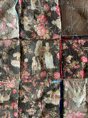 Victorian Silk Patchwork (149 X 151Cm )