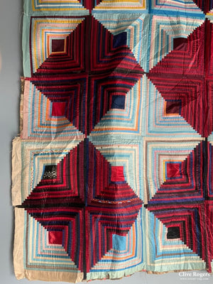 Victorian Silk Patchwork (149 X 151Cm )