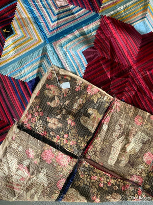 Victorian Silk Patchwork (149 X 151Cm )