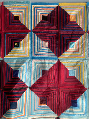 Victorian Silk Patchwork (149 X 151Cm )