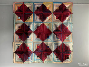Victorian Silk Patchwork (149 X 151Cm )