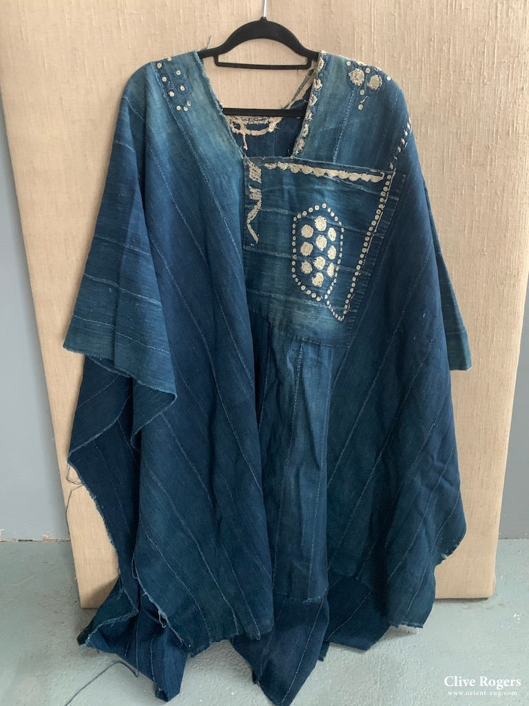 West African Burkino Faso Boll Indigo Costume