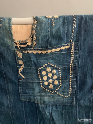 West African Burkino Faso Boll Indigo Costume