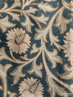 William Morris & Co. Block Print Honeysuckle Registered 1876 Block