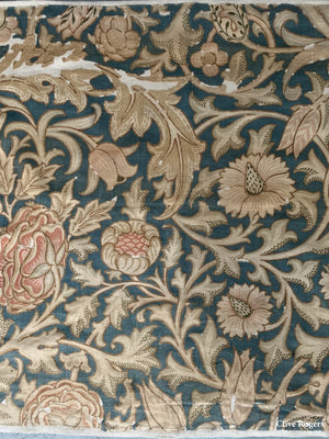 William Morris & Co. Block Print Honeysuckle Registered 1876 Block
